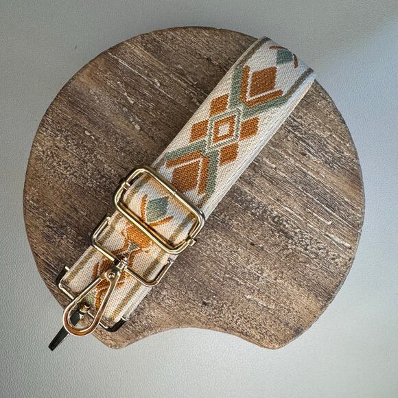 Neutral Purse Strap Adjustable Crossbody Guitar Strap NEW FAST SHIP - Picture 1 of 4